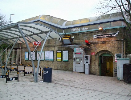 Clapham High Street Train Station, London